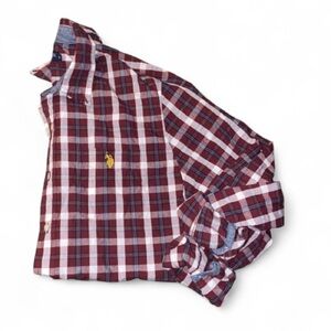 U.S. Polo Assn. Plaid Men’s Button Down- Size Medium